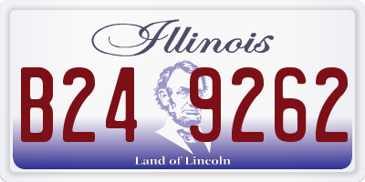 IL license plate B249262