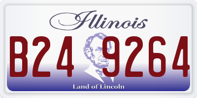 IL license plate B249264