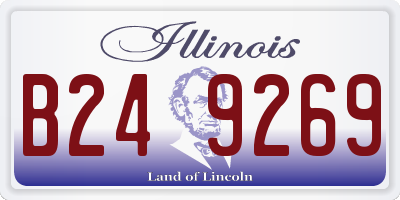 IL license plate B249269