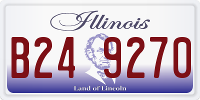 IL license plate B249270
