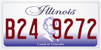 IL license plate B249272