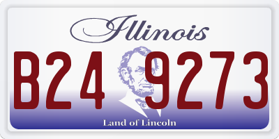 IL license plate B249273
