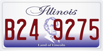 IL license plate B249275