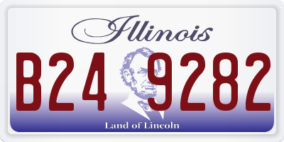 IL license plate B249282