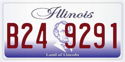 IL license plate B249291