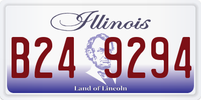 IL license plate B249294