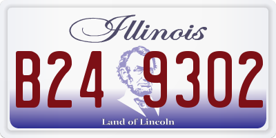 IL license plate B249302