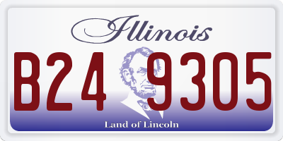 IL license plate B249305