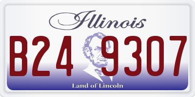 IL license plate B249307