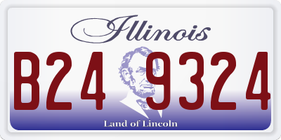 IL license plate B249324