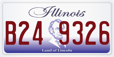 IL license plate B249326