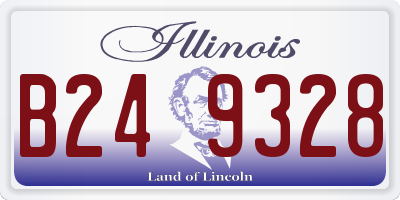 IL license plate B249328
