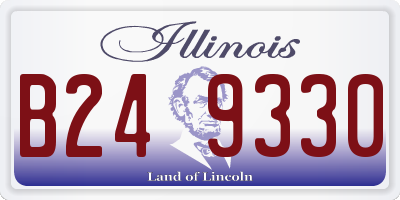 IL license plate B249330