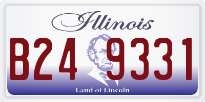 IL license plate B249331