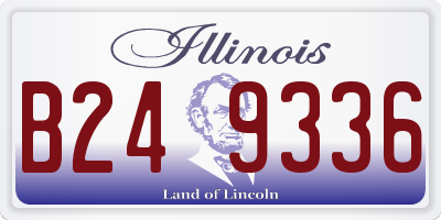 IL license plate B249336