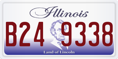 IL license plate B249338