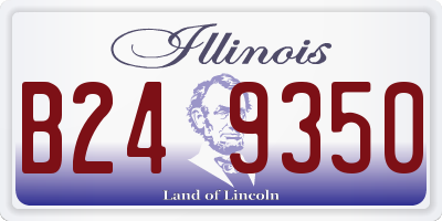 IL license plate B249350