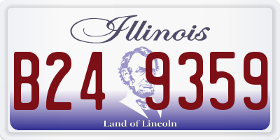IL license plate B249359