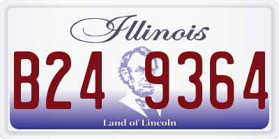 IL license plate B249364