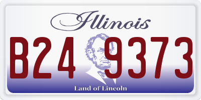 IL license plate B249373
