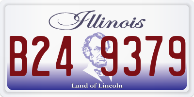 IL license plate B249379