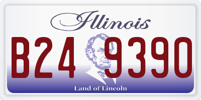 IL license plate B249390