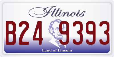 IL license plate B249393