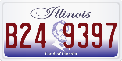 IL license plate B249397