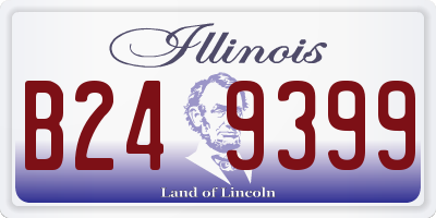 IL license plate B249399