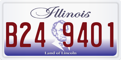 IL license plate B249401
