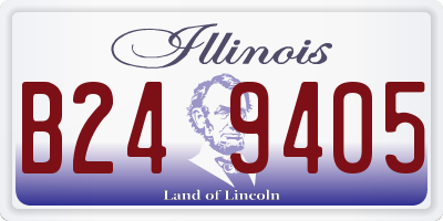 IL license plate B249405