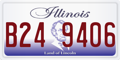 IL license plate B249406