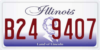 IL license plate B249407