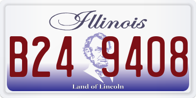 IL license plate B249408