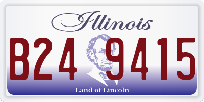 IL license plate B249415