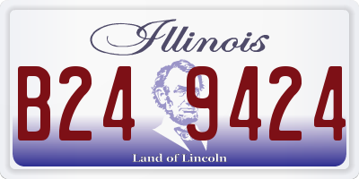 IL license plate B249424