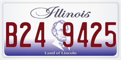 IL license plate B249425