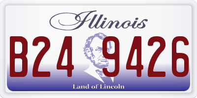 IL license plate B249426