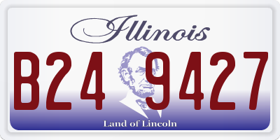 IL license plate B249427