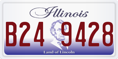IL license plate B249428