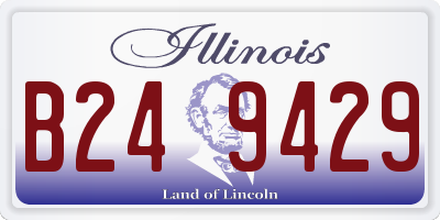 IL license plate B249429