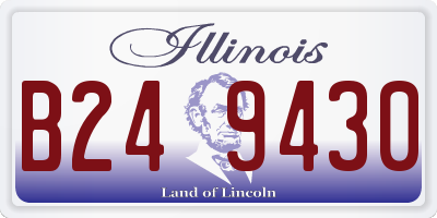 IL license plate B249430