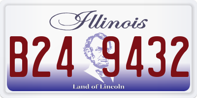IL license plate B249432