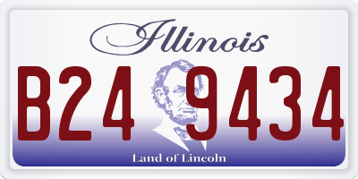 IL license plate B249434