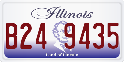 IL license plate B249435