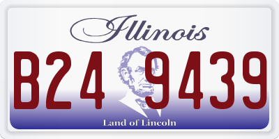 IL license plate B249439