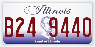 IL license plate B249440