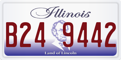 IL license plate B249442