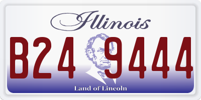 IL license plate B249444