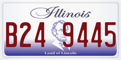 IL license plate B249445